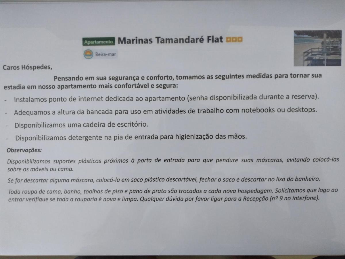 Marinas Tamandare Flat Apartment ภายนอก รูปภาพ